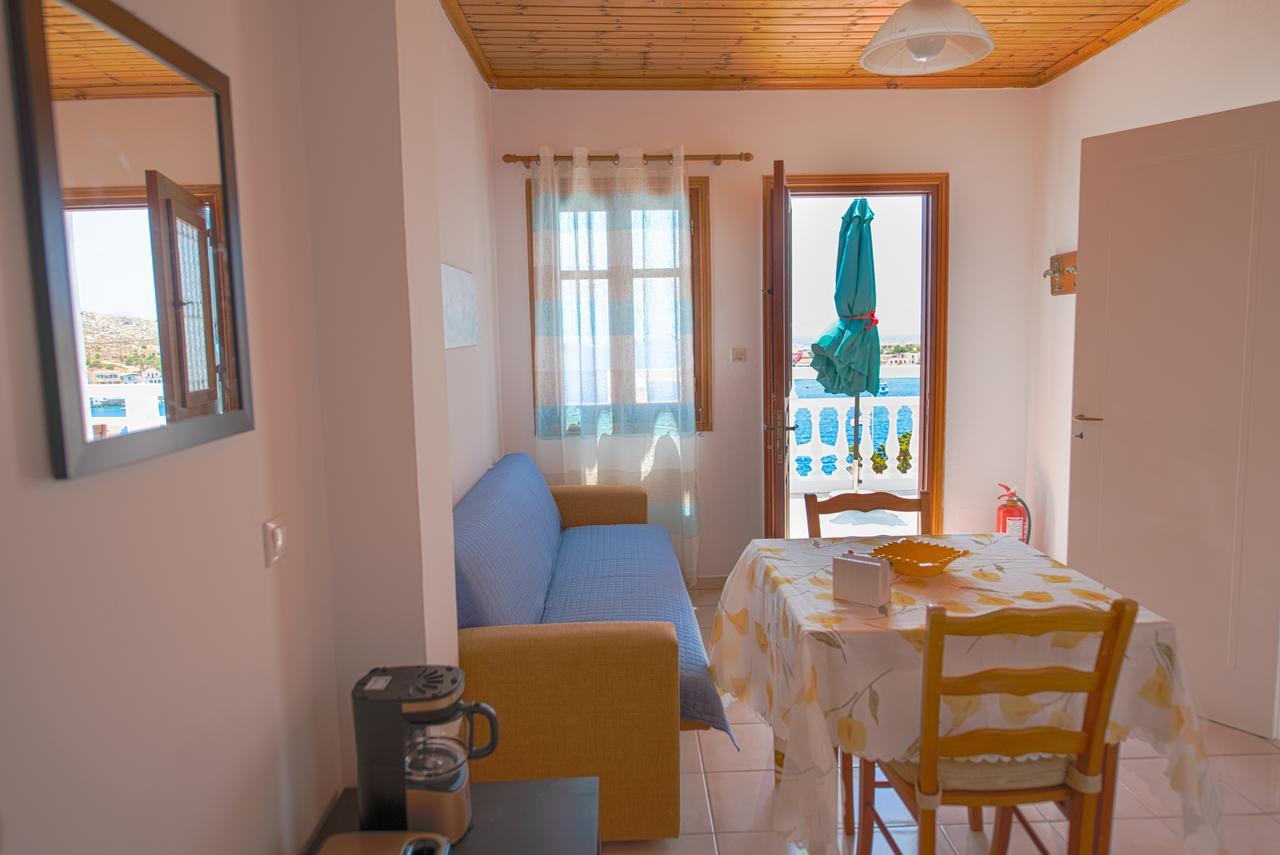 Filoxenia Apartments Chalki Town Dış mekan fotoğraf