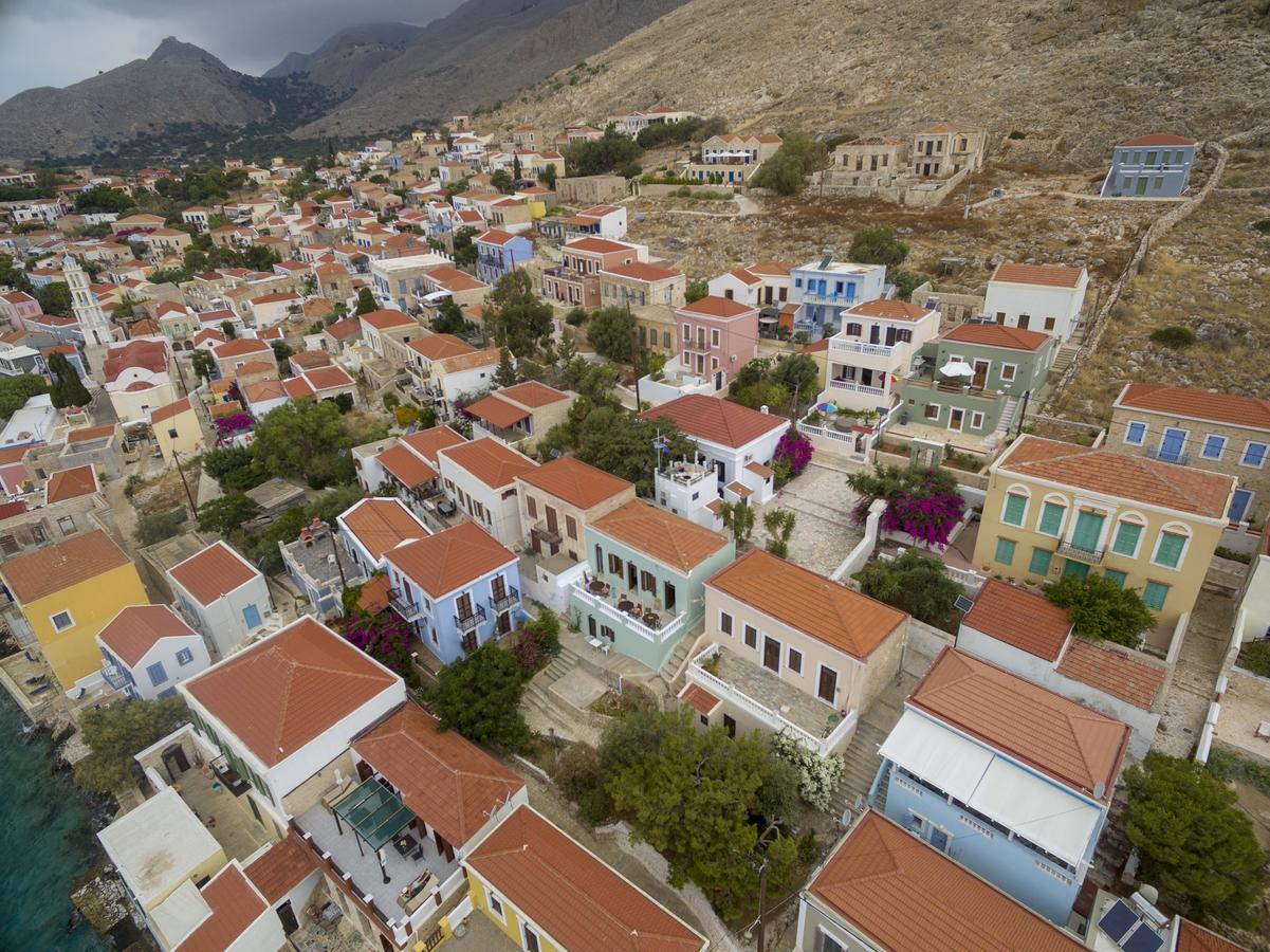 Filoxenia Apartments Chalki Town Dış mekan fotoğraf