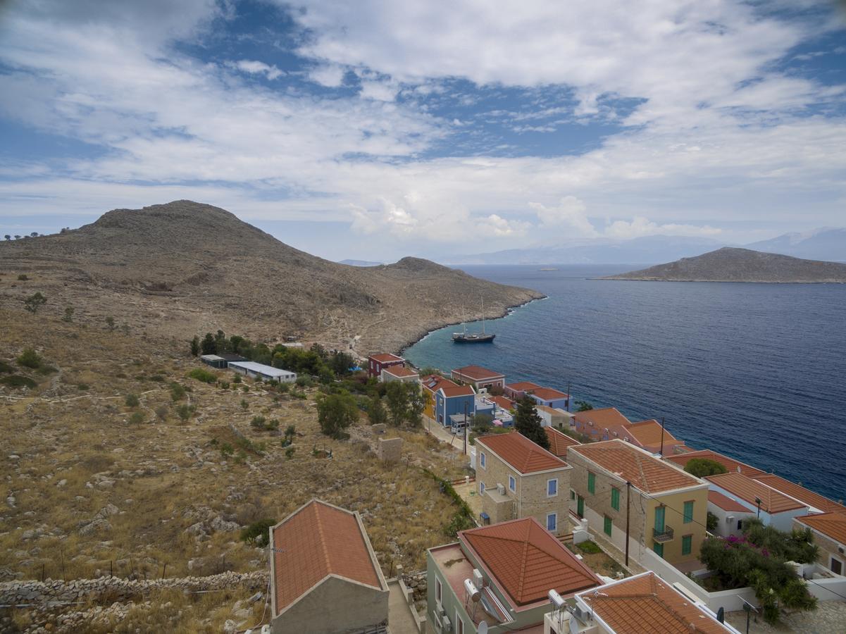 Filoxenia Apartments Chalki Town Dış mekan fotoğraf