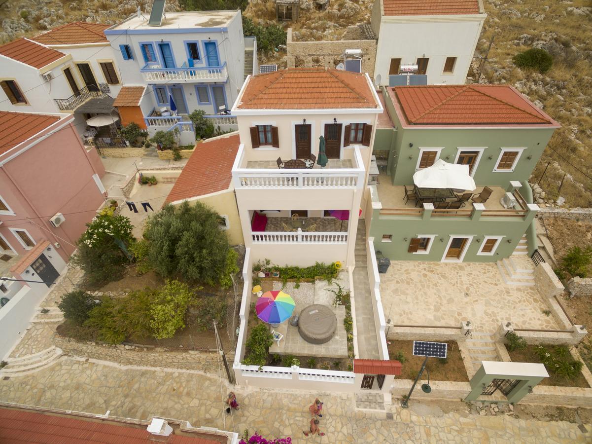 Filoxenia Apartments Chalki Town Dış mekan fotoğraf